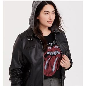Torrid 3 Faux Leather Jacket